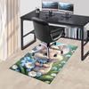 1pc Anime Cartoon Mouse Chair Mat - Non-Slip Office Rug for Desk, Home Decor, Living Room, Bedroom, Game Room - Festive Gift, Universal Seasonal Use.H