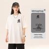 MMOPTOP High Street Trendy Letter Print Loose Fit Cotton T-Shirt