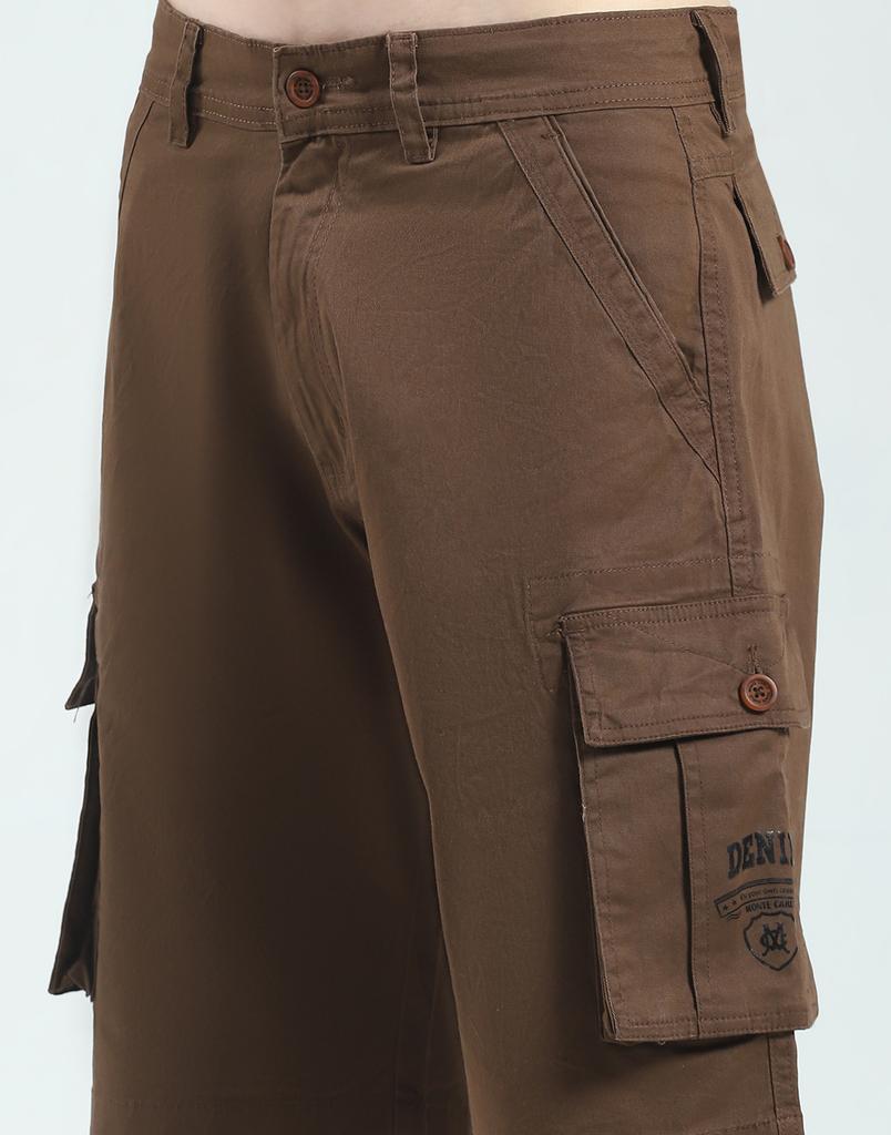 MONTE CARLO Men's Solid Regular Fit Short