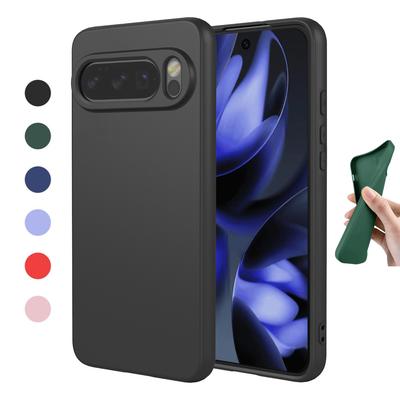 Elastyczne etui z płynnego silikonu dla Google Pixel 10 Pro XL Pokrowiec ochronny Bumper Shell Capa Fundas