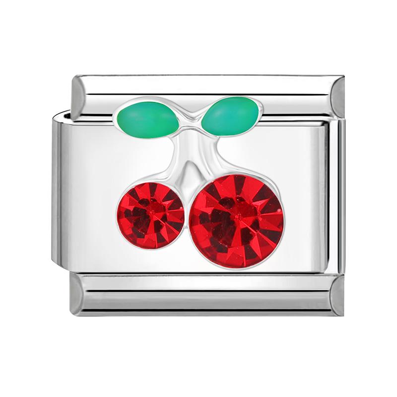 Fashion Heart Bow Knot Butterfly Star Rose Flowers Italian Charm Links Fit 9mm Stainless Steel Bracelet Women DIY Making Gift