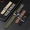 Genuine Linen Nylon Watch Strap 20mm 22mm for Omega Business Cotton Fabric Bracelet Breathable Woven Sports Strap for Men Women