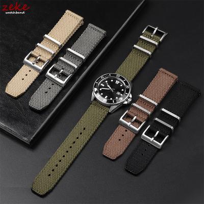 Originální lněný nylonový řemínek na hodinky 20 mm 22 mm pro Omega Business Bavlněný látkový náramek Prodyšný tkaný sportovní řemínek pro muže ženy