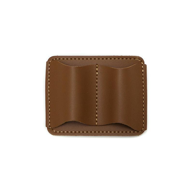 Retro Travel Pencil Holder with Durable Stainless Clip Lightweight Pen Storage Case for Journal Notebook Office Supply