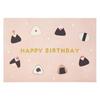 Sanrio Birthday Card Lots of Onigiri Greeting Cards Can be shipped overseas BD168-3 SANRIO 980293