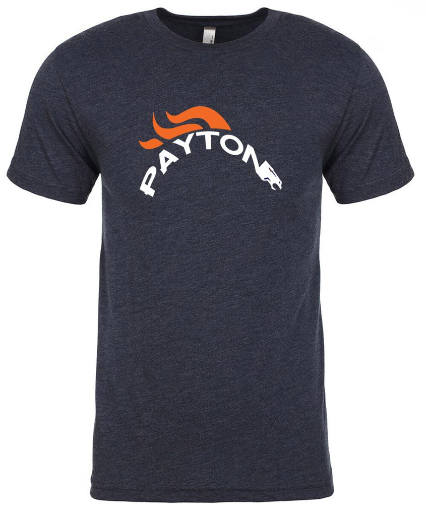 TRIBLEND Sean Payton Denver Broncos Logo T-Shirt