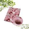 DIY Synthetic Leather Fabric Flowers Florals Printed Imitation Embroidery Faux Leather  Shoes