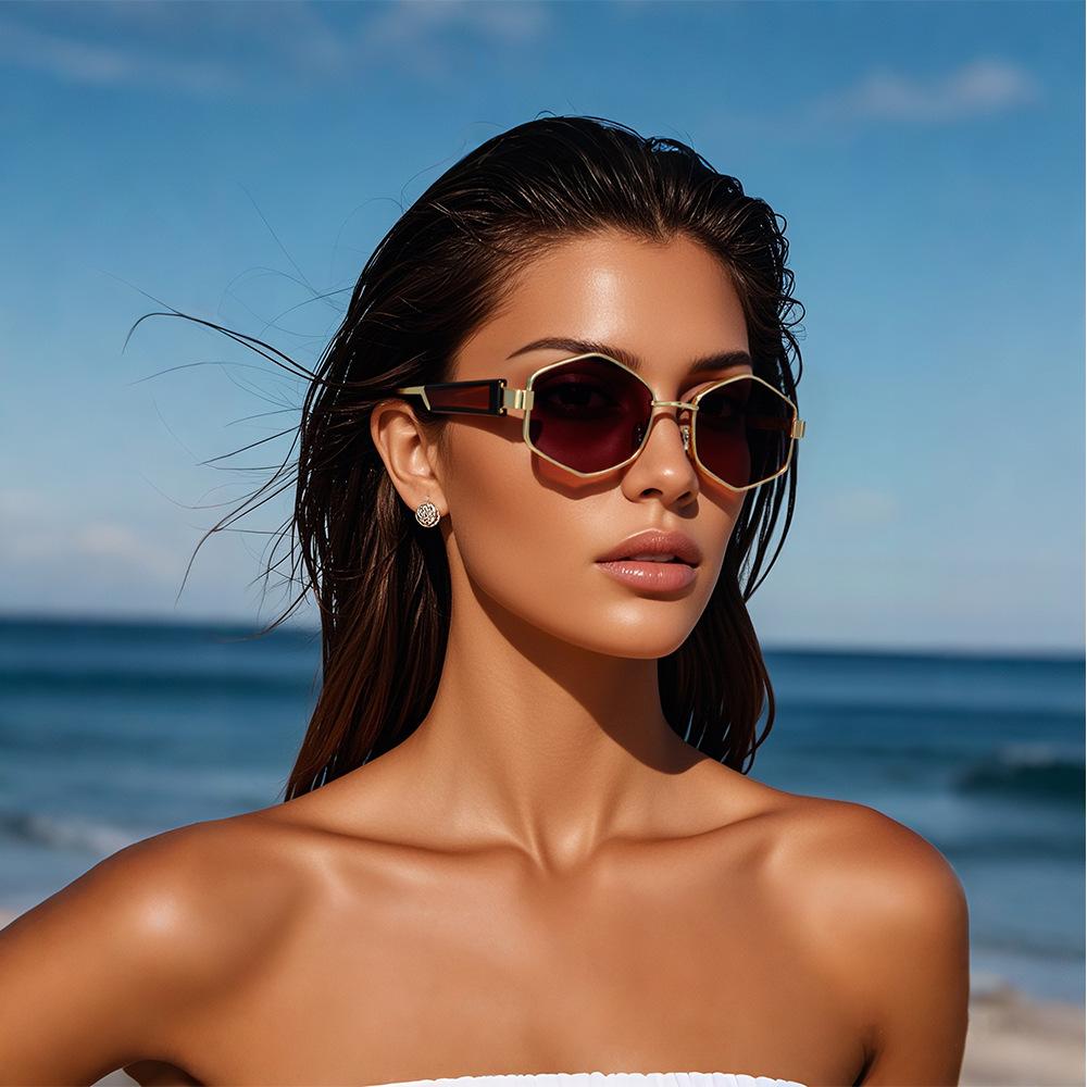 Luxury Brand Sunglasses for Women Men Metal Sun Glasses Outdoor UV400 Driving Google Shades Street Pography Travel Eyewear