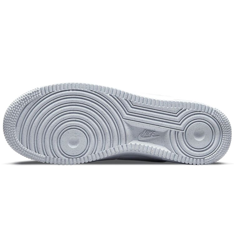 Nike  Air Force 1 Move To Zero - Triple White Women Sneakers Black Metallic-Silver DC9486-101