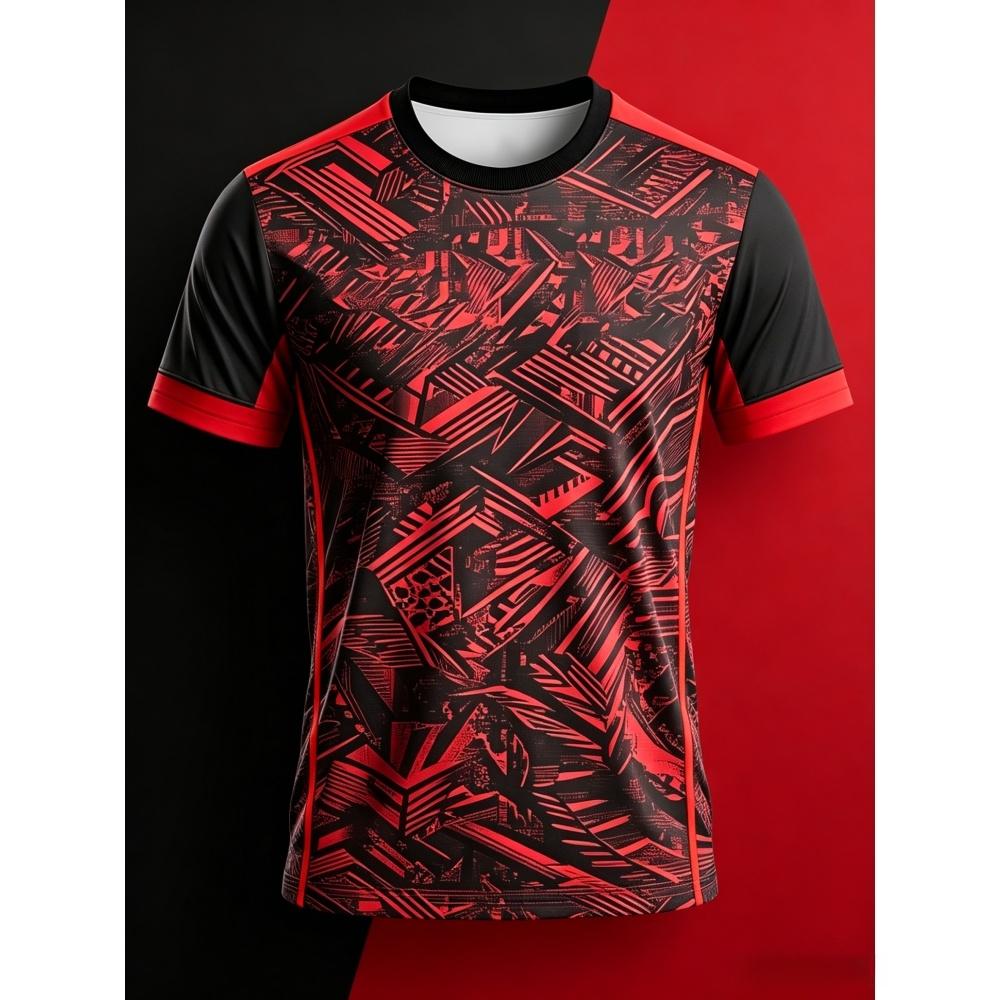 Men Line Badminton T-Shirts Table Tennis Breathable Training Sports Tees Women Tennis Short Sleeve Running Quick Dry Clothing