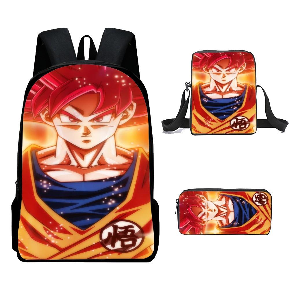 Dragon Ball Dragon Ball Anime Girl Boy Student Print Backpack Bag Cartoon Schoolbag