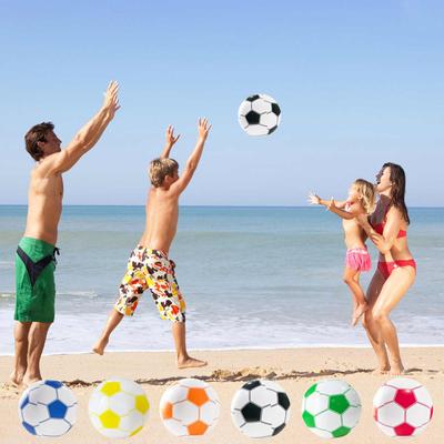 Multicolor Water-Polo PVC Inflatable Beach Ball Kids Pool Party Toys Summer Water Fun Outdoor Activities Games