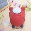 Dustproof Housing Silicone Protector Cover for Alarmo Clock Scratchproof Shell Clock Kitten Ear Pattern Protective Case