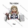 Hot-toys Marvel MINI action character Black Panther Deadpool Wolverine Thor building block brick toy children's gift