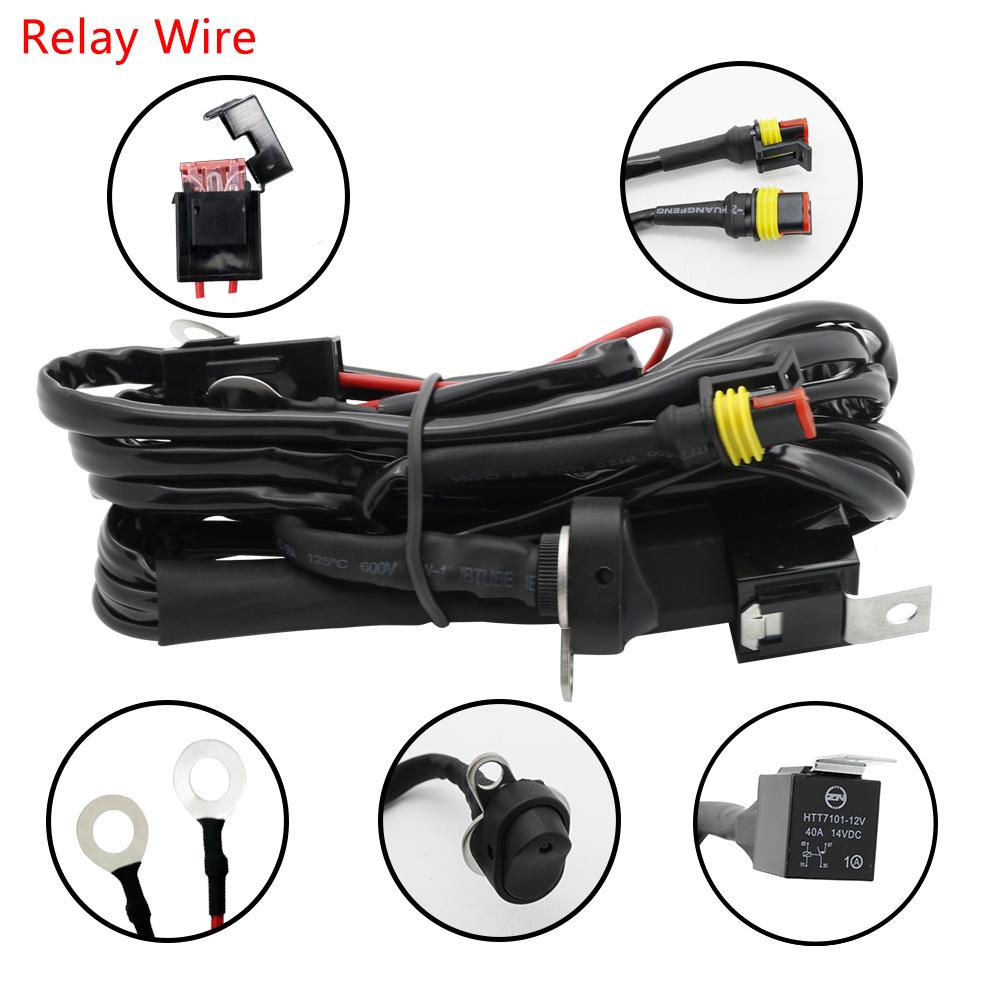 

For BMW Motorcycles LED Fog Light Lamp Wiring Harness Relay Wire For BMW R1250GS ADV F800GS R 1250 GS LC with relay wire
