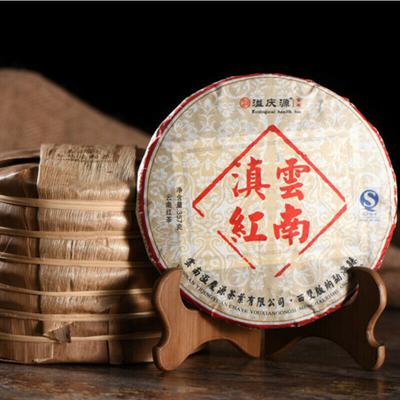 357g Premuim Yunnan Dian Hong Pu-Erh Tea Cake Jarní Pu'er Černý čaj Dárkový čaj
