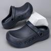 2025 Men's Casual Outdoor EVA Injection Molded Anti Slip Slippers Outsole Comfortable Garden Cloth Waterproof Sandals Size 39-48