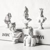 Nordic Retro Imitation plaster Resin Venus God of War Character head sculpture Home decoration crafts Drawing sketch Greek