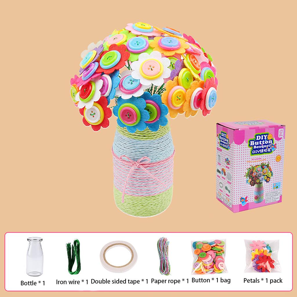 Children'S Puzzle Handmade Diy Material Pack Homemade Bouquet