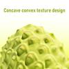 Pet Chew Toy Sweetsop Shape Built-in Sounds Interactive Natural Rubber Dog Chew Toy Concave-Convex Particles Relieve Boredom Energy Pet