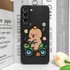 Custodia per Telefono Capibara Carino per Samsung Galaxy S22 S23 S24 S25 edge Ultra S20 Plus S21 FE 5G Cover Morbida Coppia di Animali Divertente Fundas