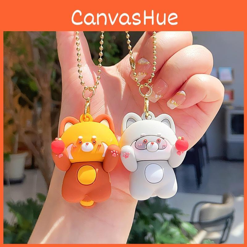 Panda Jinnew Raccoon Dog Cat Otter Magnetic Attraction Cartoon Pendant Keychain
