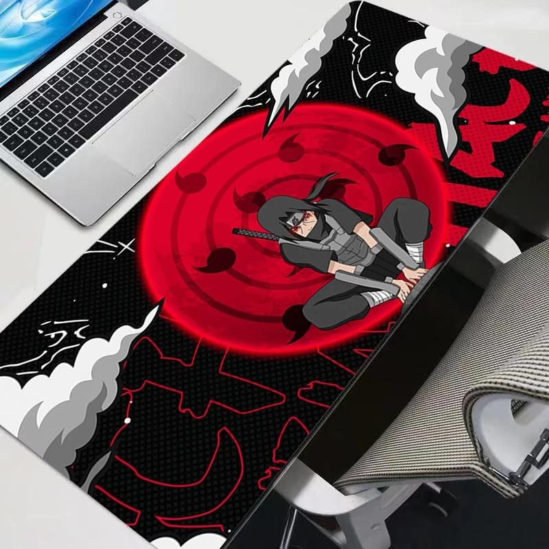 Mouse Pad Uchiha Itachi Madara NNaruto Uzumaki Notbook Gamer Keyboard NonSlip Rubber Computer Carpet Desk Mat PC Gamer MousePad