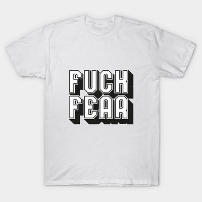 T Shirt Women Fuck Fear Harajuku Print Kawaii Tshirt Summer Short Sleeve Female T-Shirt Top Tee