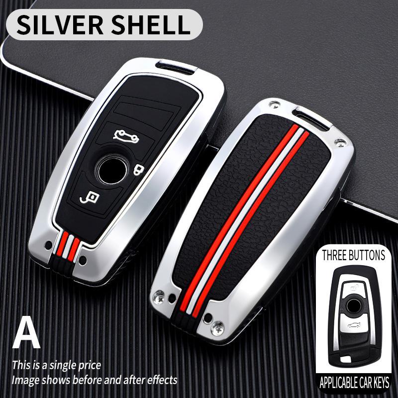 Bil Fjernkontroll Nøkkel Etui Deksel Skall Fob For BMW 1 3 5 7 Serie X1 X3 X4 X5 F10 F15 F16 F20 F30 F18 F25 M3 M4 E34 Biltilbehør