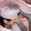 Sunscreen Donut Embroidery Baseball Cap Adjustable Dance Snapback Hats  Summer