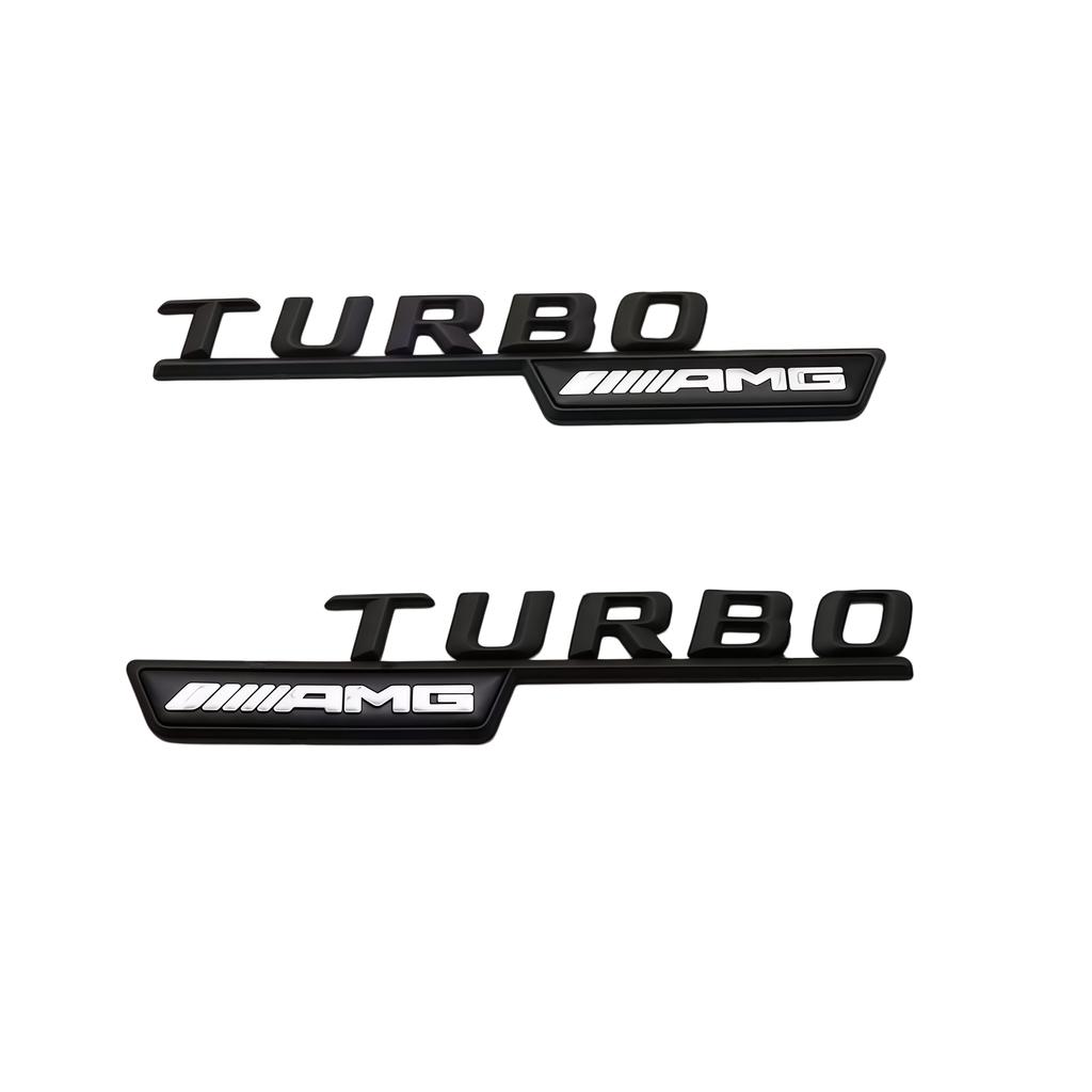 1Pair ABS Car Side Wing Fender Sticker Badge Emblem Decals