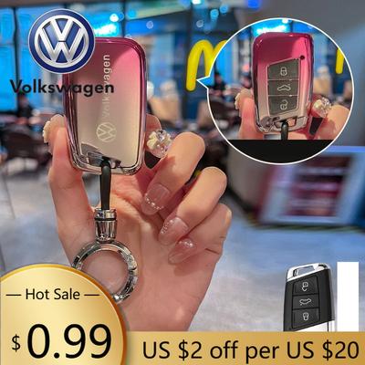 Για VOLKSWAGEN VW Fashions Θήκη Καλύμματος Κλειδιού Αυτοκινήτου από TPU Θήκη Κλειδιού Κέλυφος Προστασίας Για VW Volkswagen Magotan Passat B8 Tiguan MK2 CC Mag