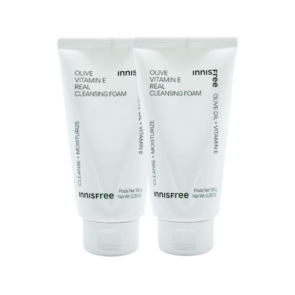 1+1 Innisfree Olive Vitamin E Real Cleansing Foam 150g (12380903)
