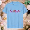 French Women Future Bride Team T-Shirts Colorful Heart Print Short Sleeve Tees for Bachelorette EVJF Party Bridal Wedding Squad