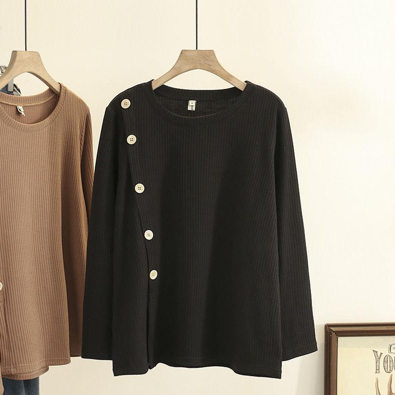 Oversize Sweatshirt for Women Loose Round Neck Casual Pullover Long Sleeve Stretch Top Sweatshirt