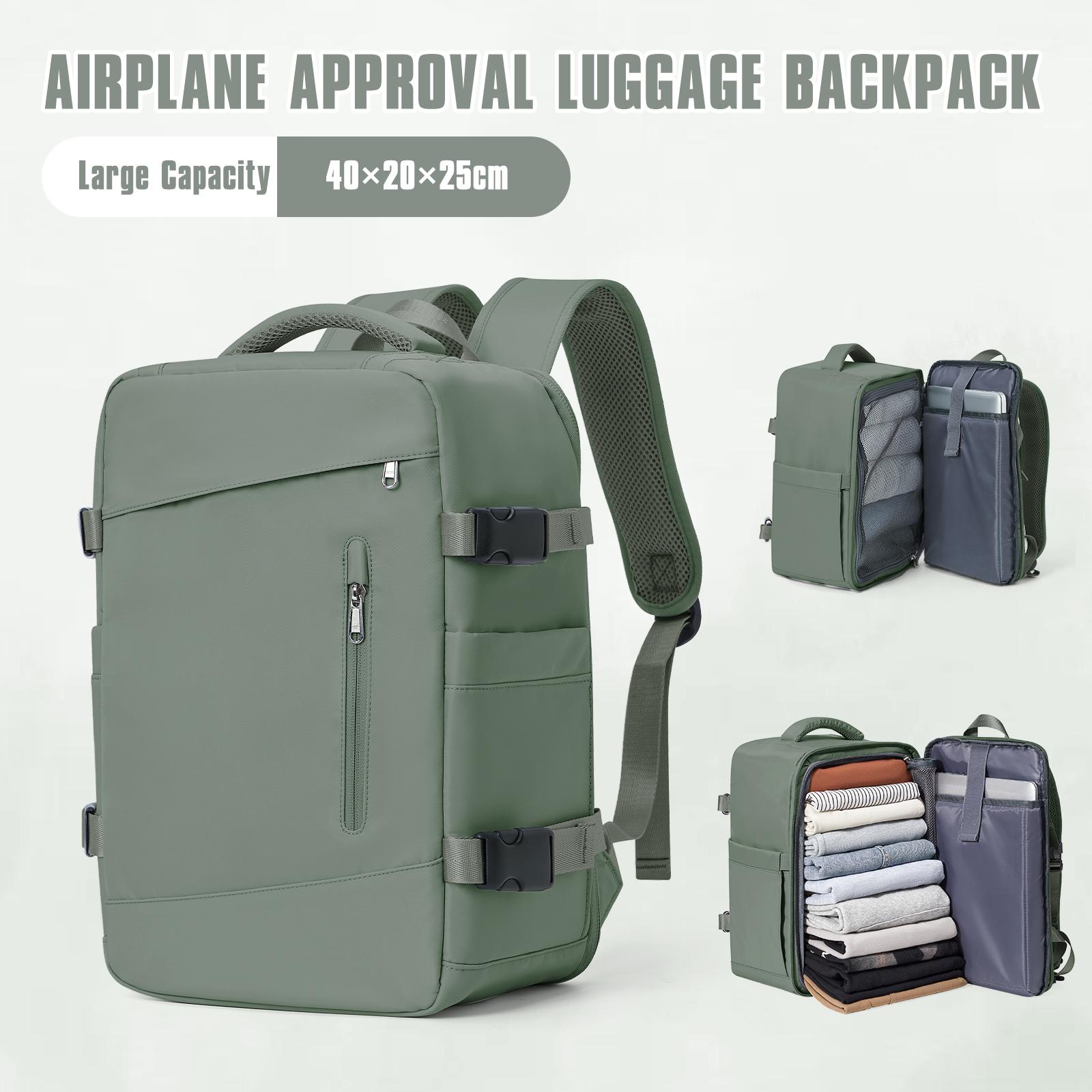 

Мужские рюкзаки против кражи ручная кладь женский рюкзак для ноутбука дорожный чемодан салонная сумка самолет Ryanair 40x20x25 сумка для путешествий на самолете зелёный