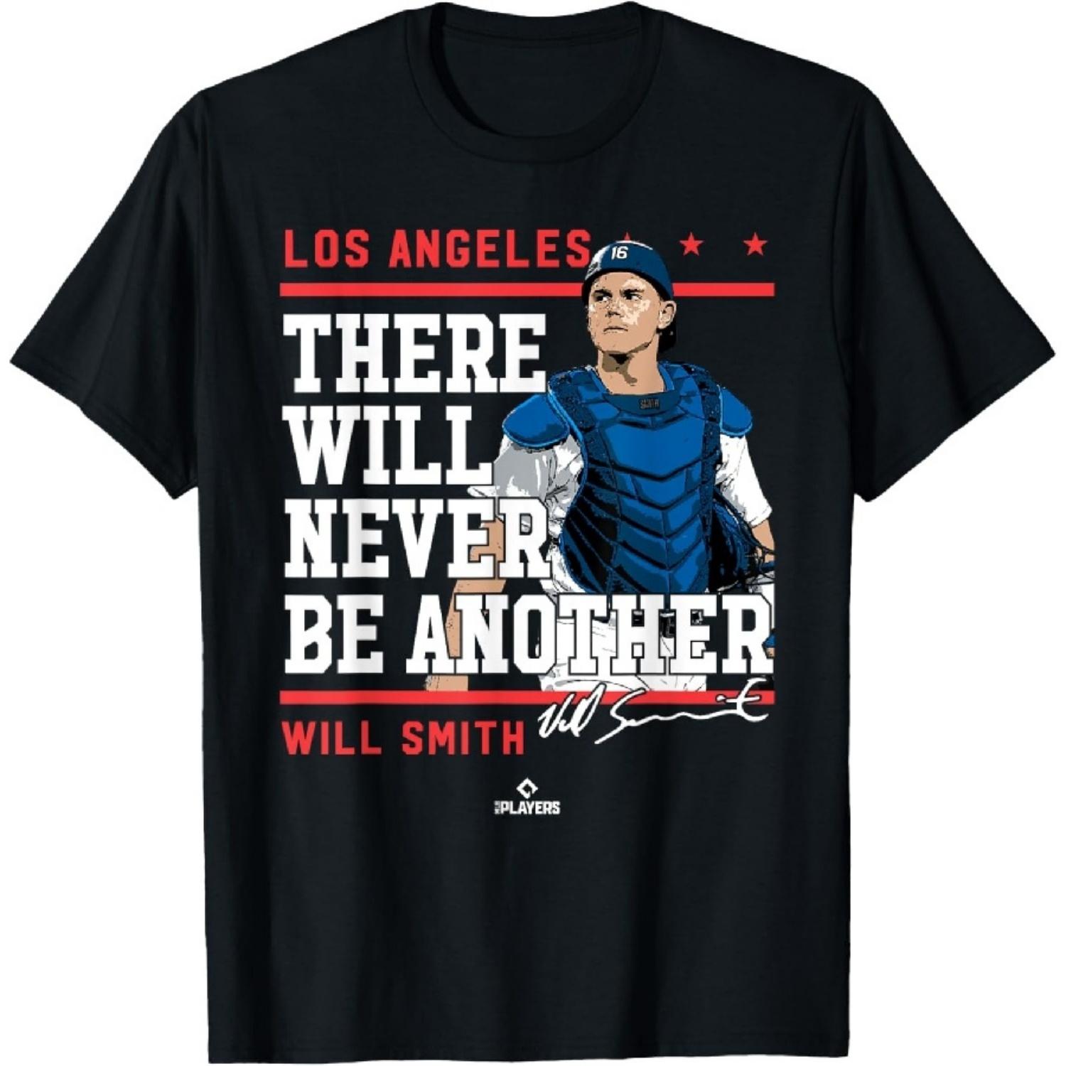 Никогда не будь другим Уиллом Смитом Футболка MLBPA Лос-Анджелес XXXXXL чёрный