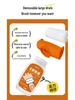 Orange Wall Large Roller White Water-Based Latex Paint - Low-Odor Interior Repair Paint