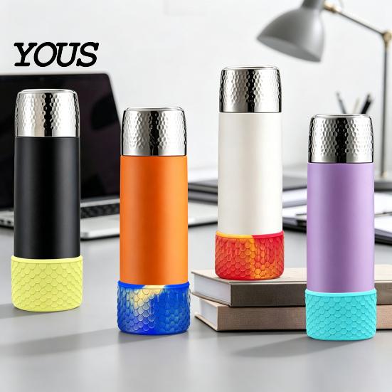 Ice Cup Base Protector Silicone Boot, Fish Scale Pattern Decor, Soft Elastic Water Bottle Tumbler Accessories for Travel Protective Sleeve, Anti-Slip