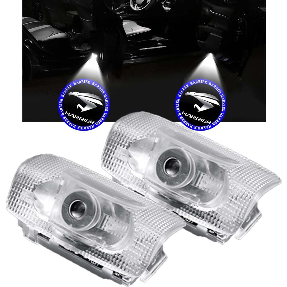 Ltsplay Harrier 60 Series Courtesy Door Welcome LED Logo Projection Courtesy 30 Series Harrier Door Lamps with Adjustable Set of 2 Lights, Lights,