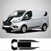 Car Stickers Van Vinyl Decals For Ford Transit Tourneo Custom MK7 MK8 MK9 Sport STRIPE KIT Auto Tuning Accessories