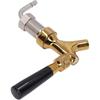 Gold Beer Tap Keg Faucet Adjustable Stainless Steel Brass for 9/12 Caliber Capillaries Connecting,for Bars, Hotels, Restaurants, Home Brew