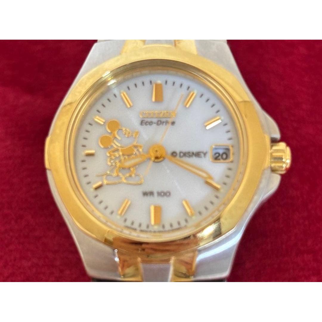 [Good Condition] Citizen Eco-Drive Disney Mickey Mouse Combination Color Watch