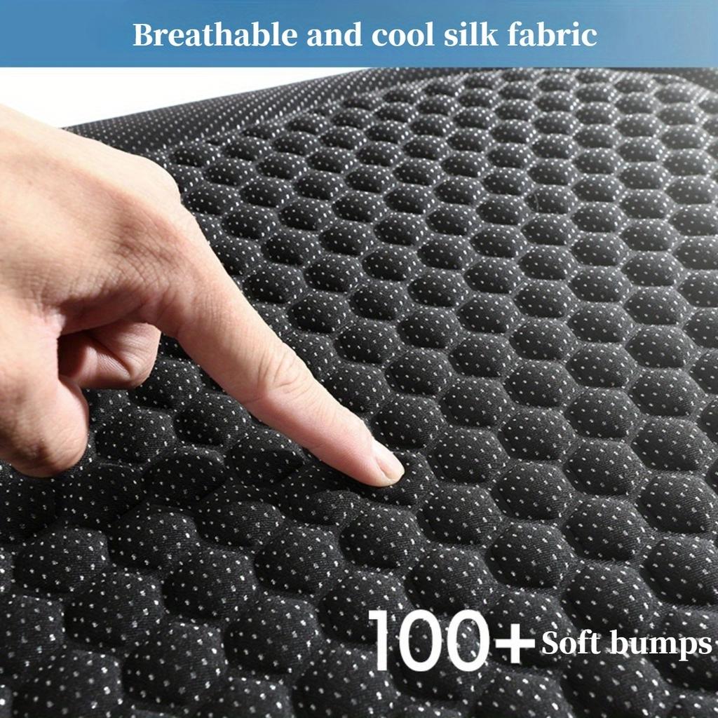 Breathable & Comfort CoolFeel Fabric Car Seat Cushions with 3D Sphere Design - All-Season Universal Fit for Most Vehicles