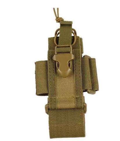 1Pc Adjustable Radio Holder Bag Molle Two Way Radio Holster Pouch Holder Nylon Duty Storage Case Walkie Talkie Bag