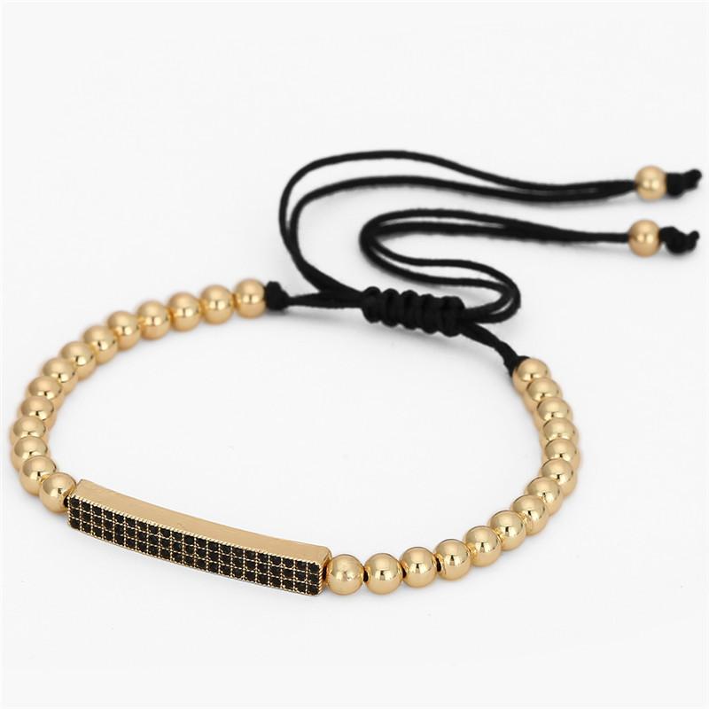 JYL TS Bracelet Women s  LOVE Inlaid Zircon Set Enhances Love & Joy golden black diamond темно-каштановый