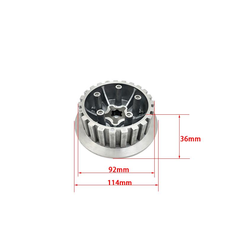 Motorcycle Clutch Assembly Engine Stator Cover For Yamaha DT230 MT250 Transmission Disc Dirt Bike Parts DT250cc HJ250H
