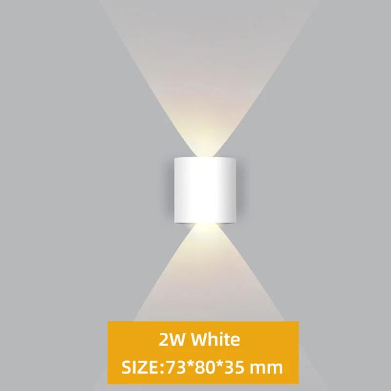 Modern up and Down Outdoor Lighting Wall Lamp Nordic Sconce Vintage Waterproof Wall Decor Indoor Led Wall Lights Exterior Porch