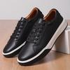 2026New Classic Casual Leather Mens Shoes Fashion Wear-resistant Sole Genuine Leather Board Shoes Trend Versatile Walking Shoes