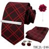 Men'S Business Dress Tie 5-Piece Groom Best Man Dress Accessories Gaowei Dense Jacquard Tie Worker